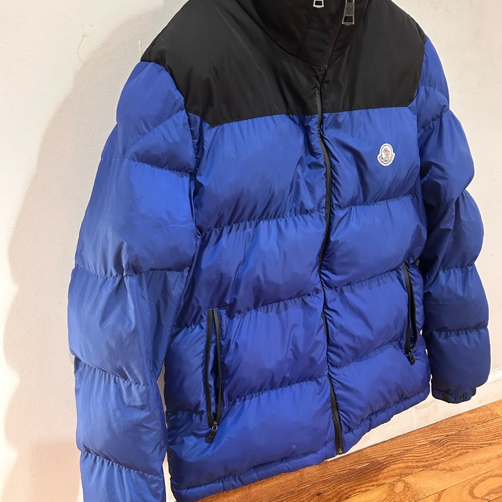 Moncler Blue and Black Puffer Jacket